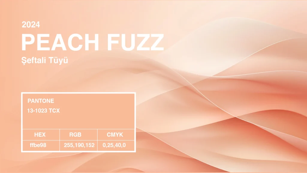 2024-Pantone-Peach-Fuzz-iç-mimarlık
