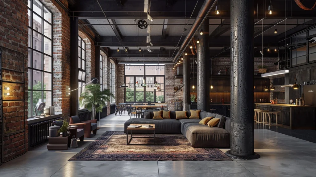 İç mimarlık-tarzlar-Industrial-loft-interior-design-min