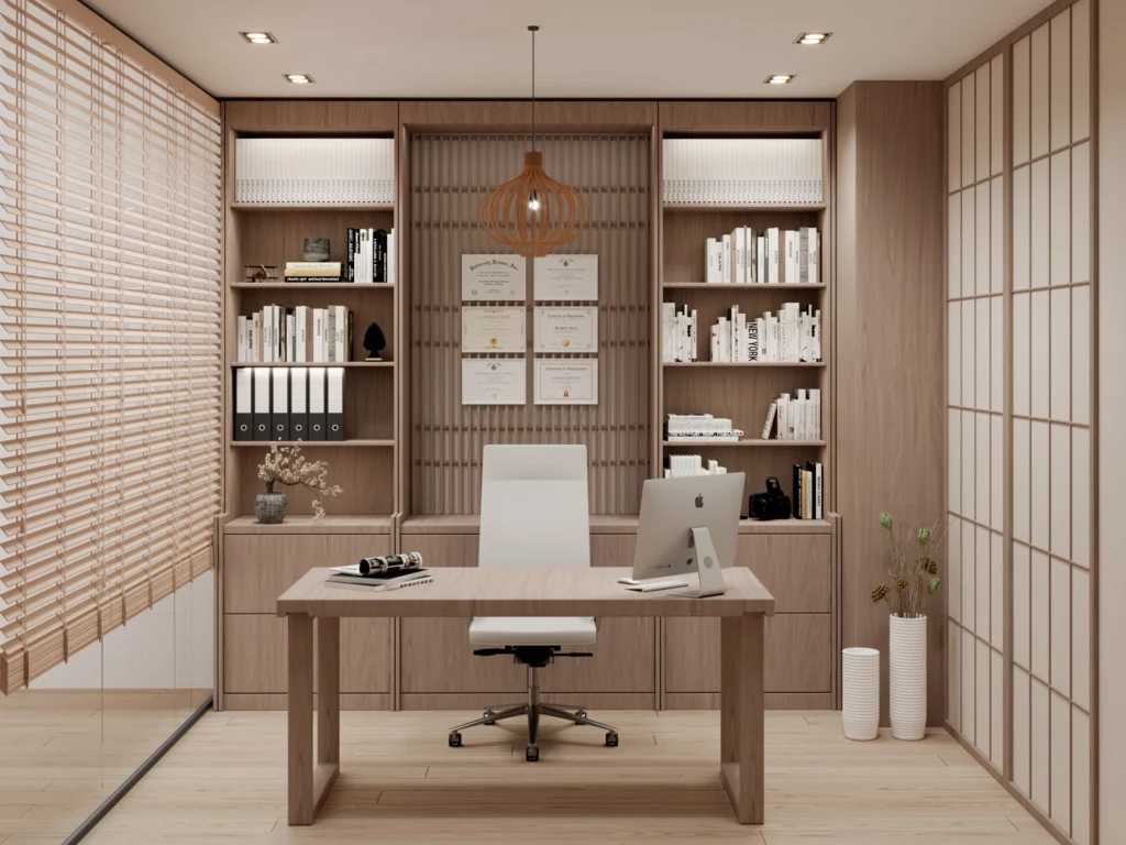 acpartners-ankara-iç mimarlık-tasarım-inşaat-İncek home ofis-uygulama