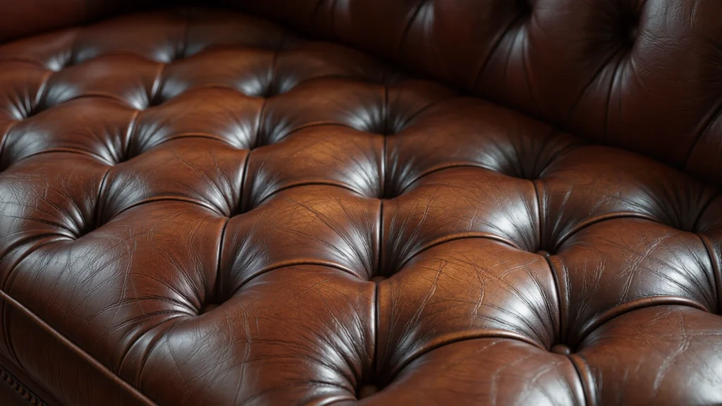 İç mimarlık ofisi-Close look to iconic furniture Chesterfield Sofa