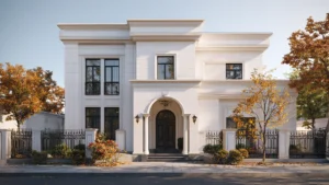 poliüretan cephe_luxury_neoclassical_villa_inspired_by_Greek_arch